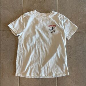 Abercrombie kids girls snoopy shirt